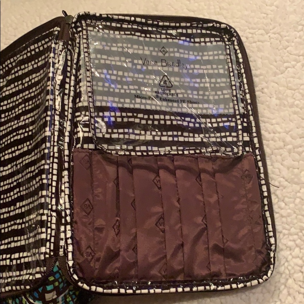 Vera Bradley Signature Large Blush & Brush Case Gem